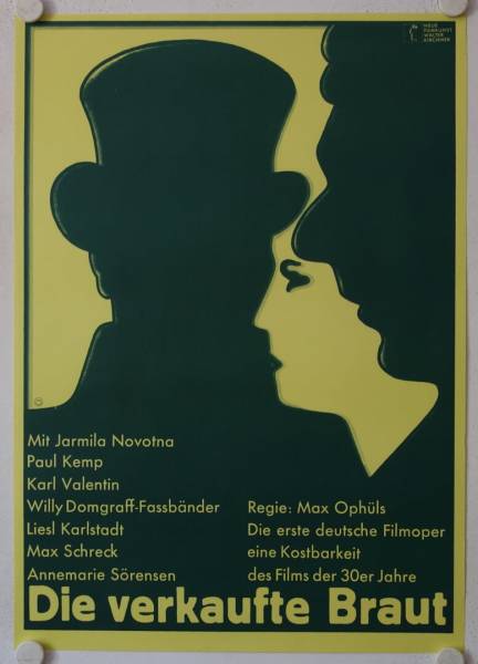 Die verkaufte Braut re-release german movie poster